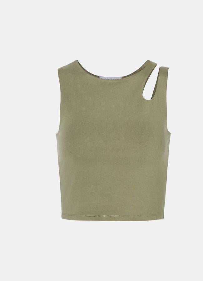 Top verde de Easy Wear, 8,99 euros.