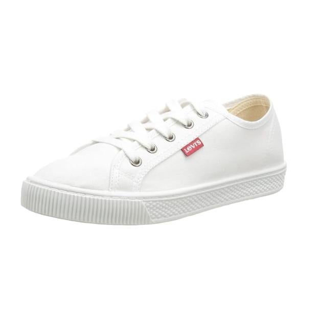 Zapatillas deportivas en color blanco de Levi's.