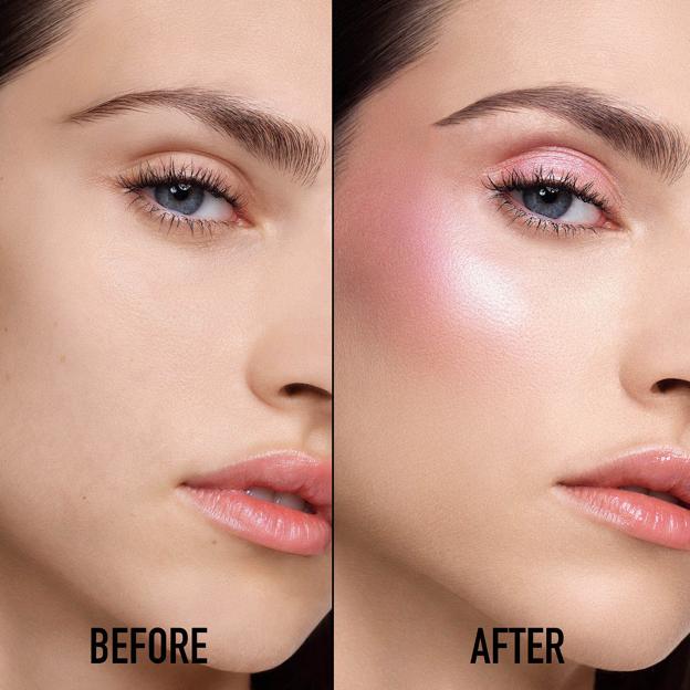 Maquillaje con el iluminador líquido viral de Dior.