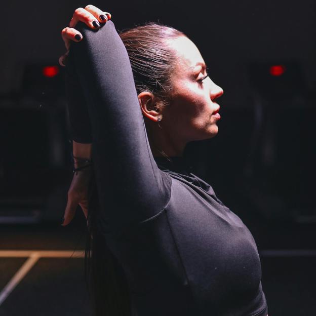 Mujer en el gimnasio