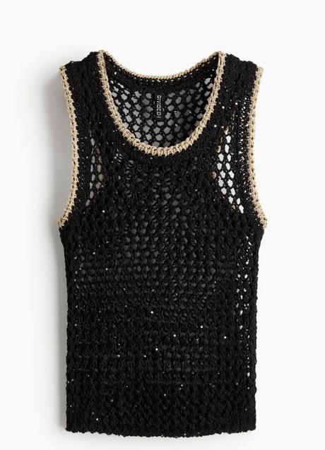 Top negro de H&M (19,99 euros)