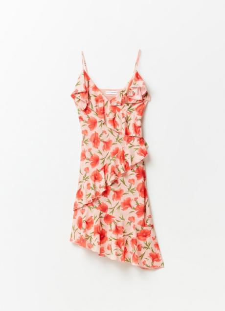 Vestido con estampado de flores de Sfera (29,99 euros)