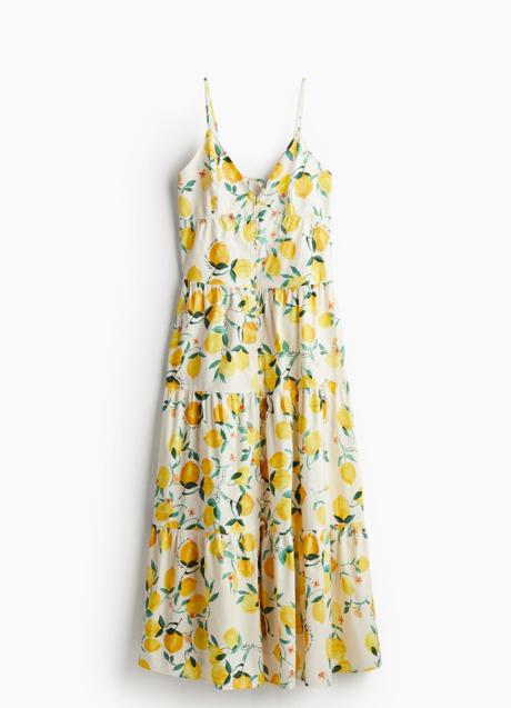 Vestido estampado de H&M (35,99 euros euros)