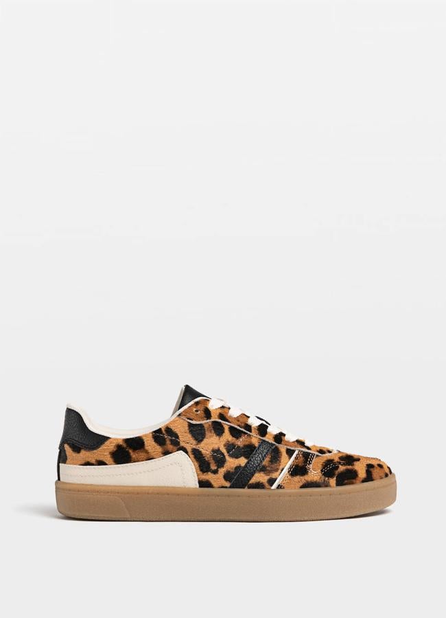 Zapatillas con estampado de leopardo