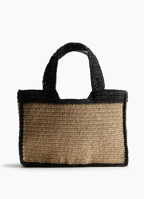 Bolso de rafia de H&M (39,99 euros)