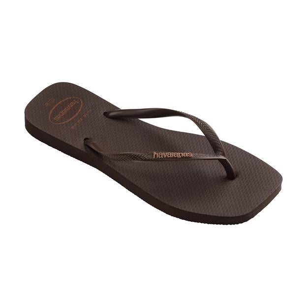 Chanclas en marrón chocolate de Havaianas.