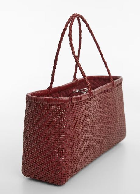 Bolso trenzado de Mango (129 euros)