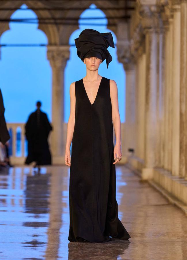 Desfile de la colección resort de Max Mara en el Palazzo Ducale de Venecia. Foto: Cortesía.