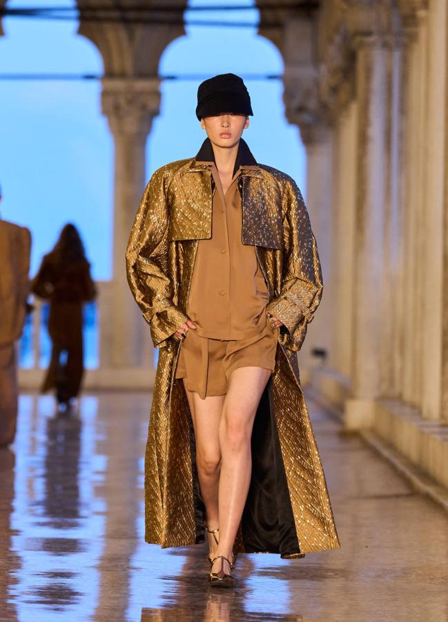 Desfile de la colección resort de Max Mara en el Palazzo Ducale de Venecia. Foto: Cortesía.