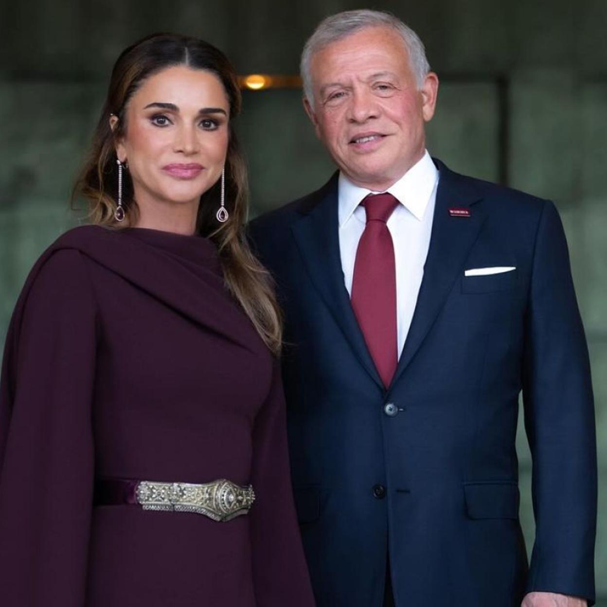 La reina Rania y Abdalá II de Jordania./@queenrania