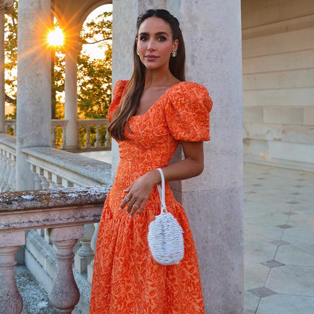 La influencer Rocío Osorno con un look de invitada.