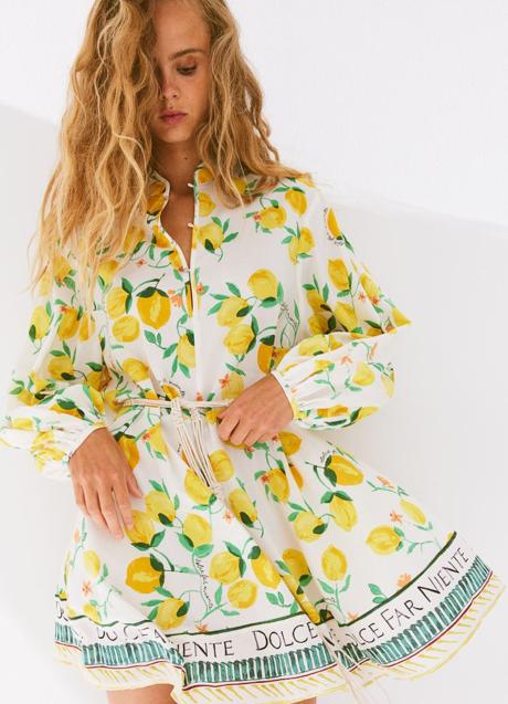 Vestido estampado de H&M (29,99 euros)