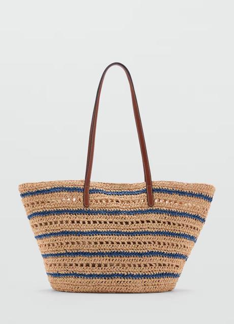 Bolso de rayas de Mango (39,99 euros)