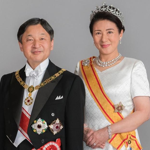 Los emperadores Naruhito y Masako de Japón. 