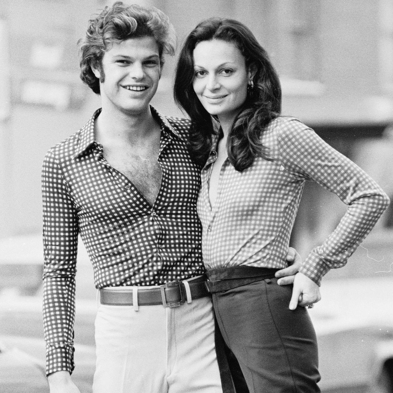 Egon y Diane Von Fürstenberg en Nueva York, en los años 70./getty images