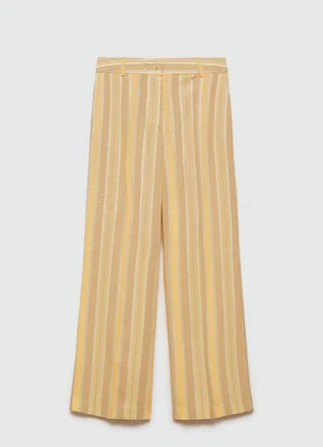 Pantalones de rayas de Mango (35,99 euros)