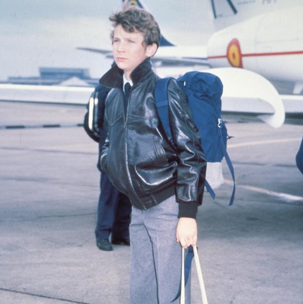 El principe de Asturias, en su adolescencia. 