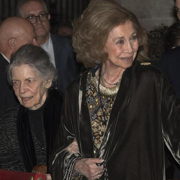 La reina Sofía y su hermana Irene siempre han estado muy unidas. 