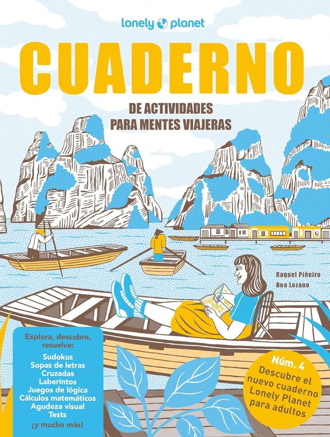 Portada del Cuaderno de Actividades para mentes viajeras de Lonely Planet. / DR