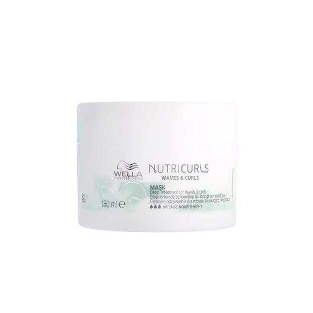 Mascarilla capilar nutricurls para pelo rizado y con ondas de Wella Professionals.