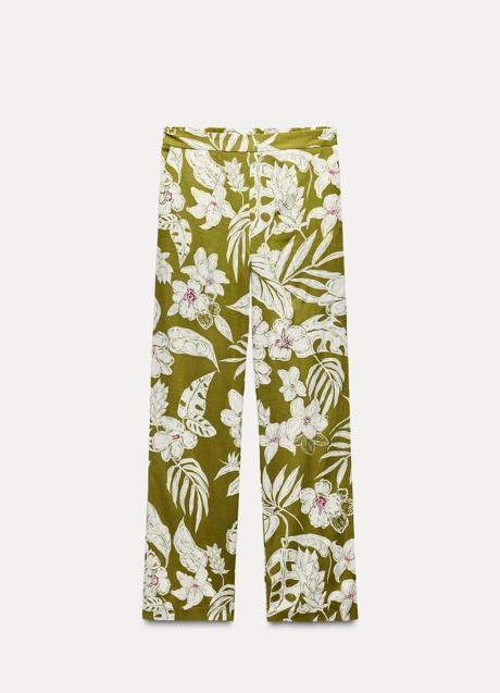 Pantalones estampados de Zara (29,99 euros)