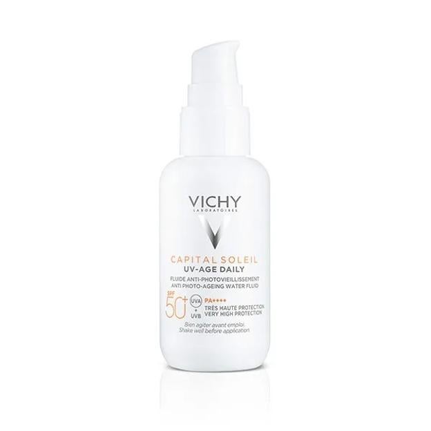 Capital Soleil UV-AGE Daily SPF50+ de Vichy.