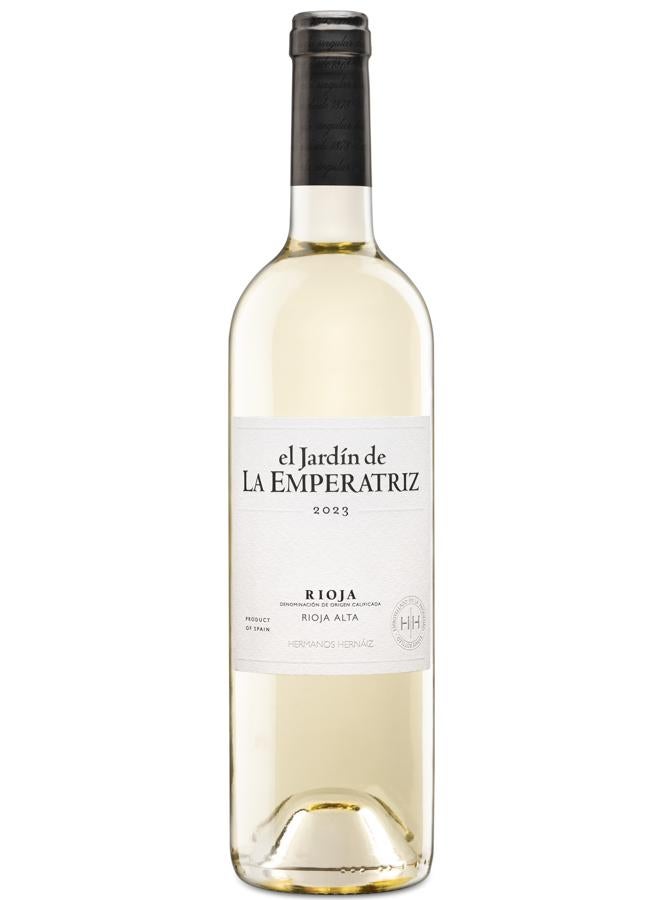 Botella del vino blanco El Jardín de la Emperatriz. / DR