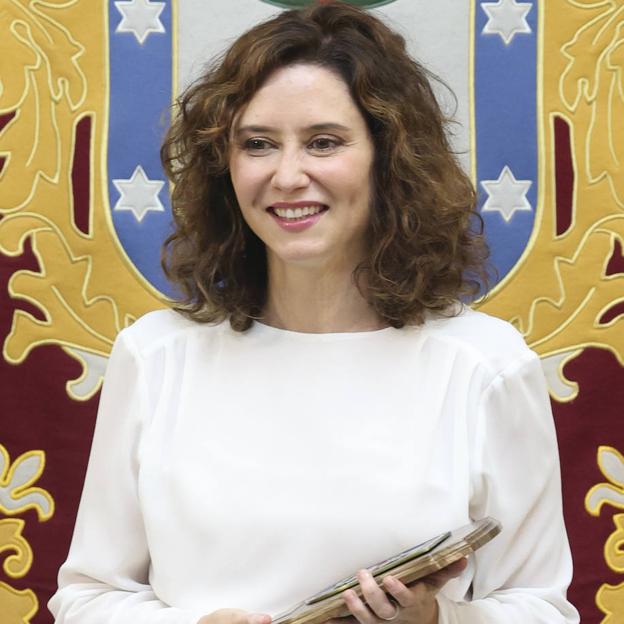 Isabel Díaz Ayuso en el Día de la Paloma en Madrid.