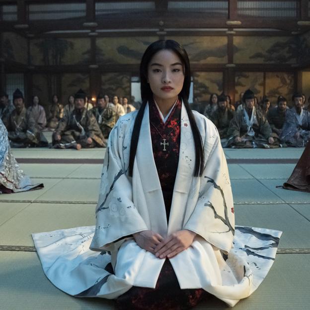 Anna Sawai como Mariko en una imagen del drama con más nominaciones a los premios Emmy, Shogun.