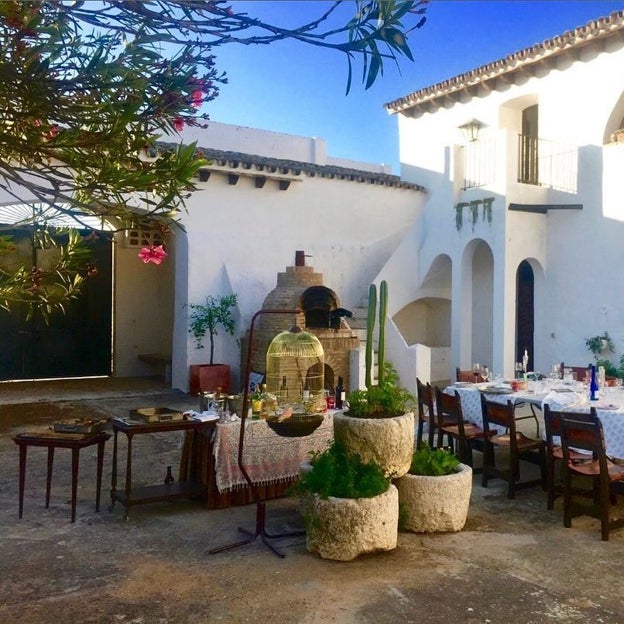 Un detalle de la casa rural. 