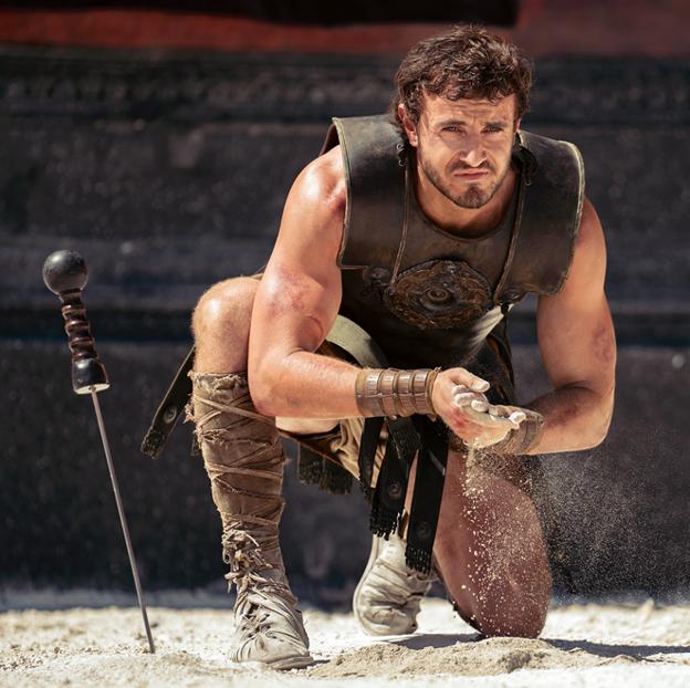 Paul Mescal nos trae Gladiator de nuevo.