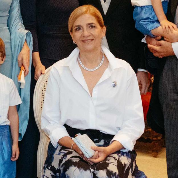 La infanta Cristina en el enlace de Victoria López-Quesada. 