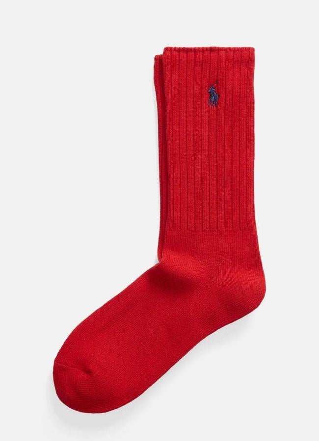 Calcetines rojos de Polo Ralph Lauren, 15 euros.