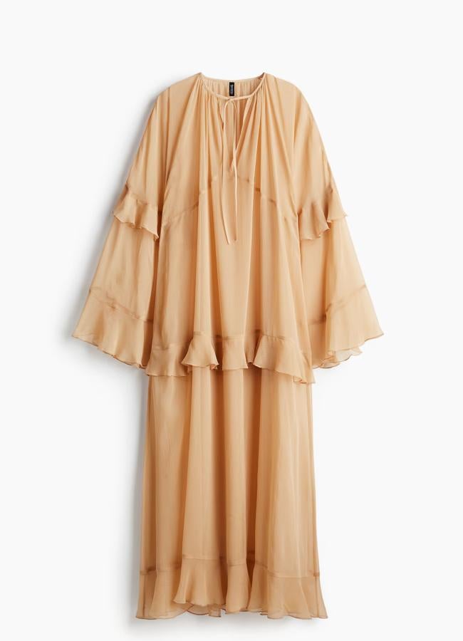 Vestido vaporoso de H&M, 49,99 euros.