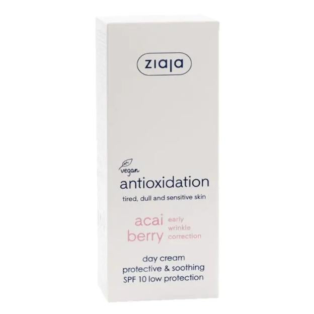 Crema antiarrugas Acai Berry SPF10 de Ziaja.