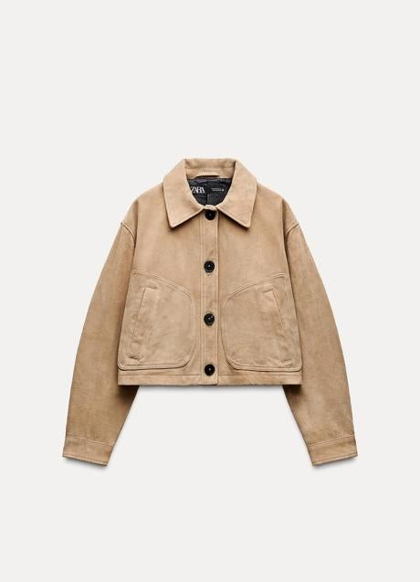 Chaqueta de ante de Zara (149 euros)