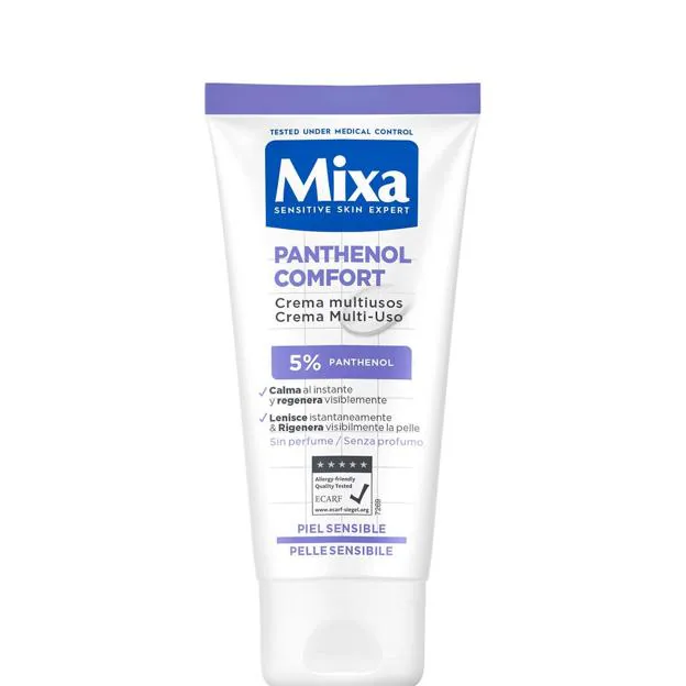 Panthenol Comfort Crema Multiusos de Mixa. Precio: 6,99 euros