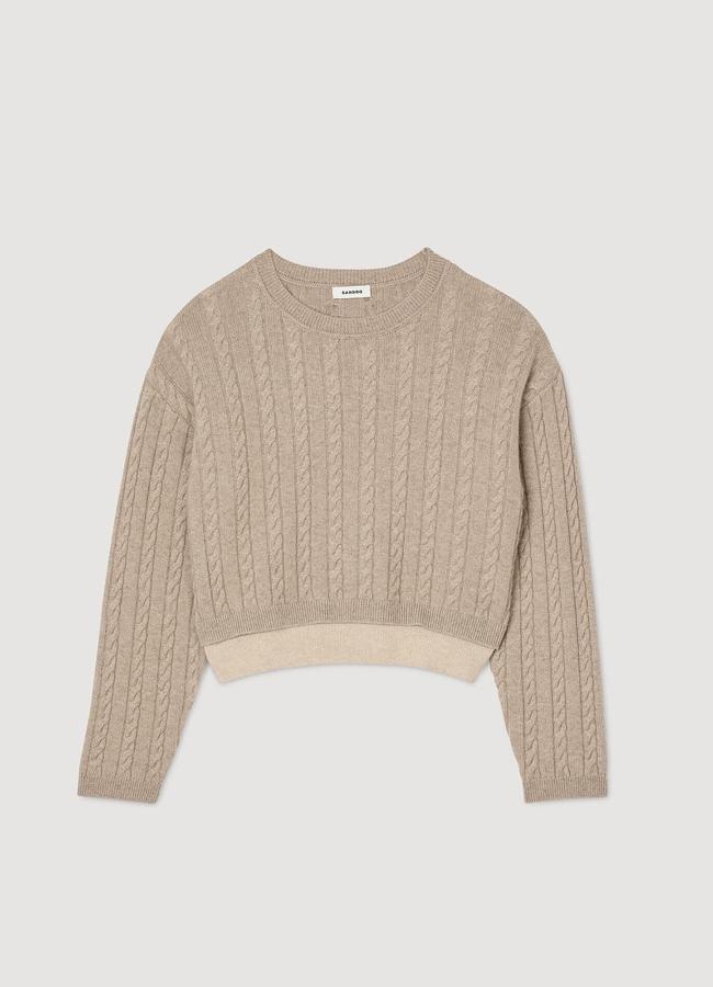 Jersey de cashmere de Sandro, 225 euros.