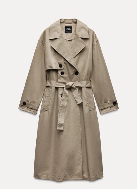 Trench midi de Zara (59,99 euros)