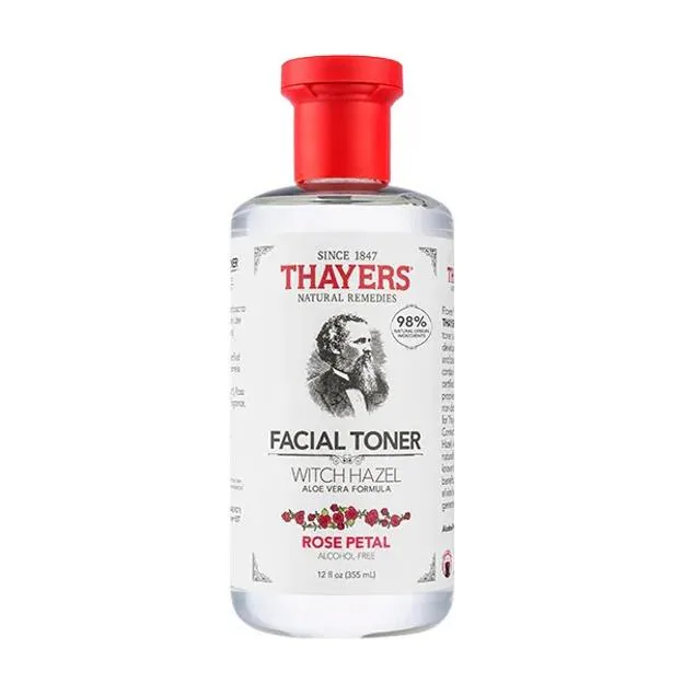 Thayers Alcohol-Free Rose Petal Witch Hazel Toner.