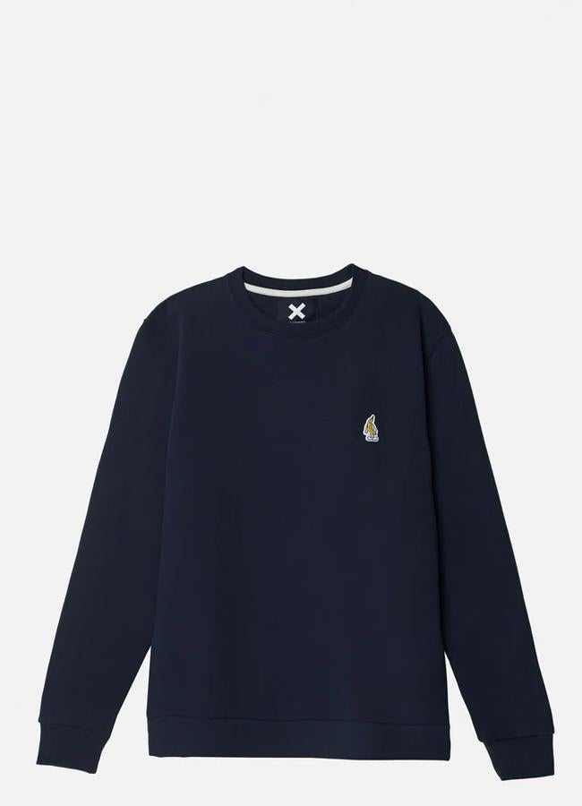 Sudadera azul marino de Blue Banana, 59,90 euros.
