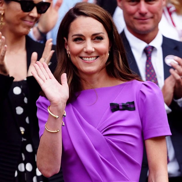 Kate Middleton, en el torneo de Wimbledon. 