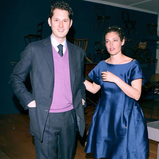 John y Ginevra Elkann, en una imagen retrospectiva. 