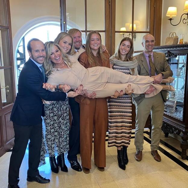 Máxima de Holanda junto a su familia en Argentina