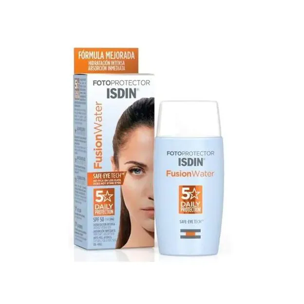 Isdin Protector Solar Facial Fusion Water.