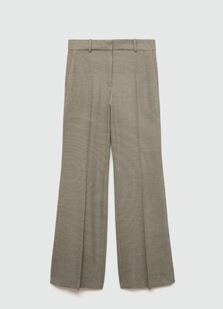 Pantalones con estampado de cuadros de Mango (39,99 euros)