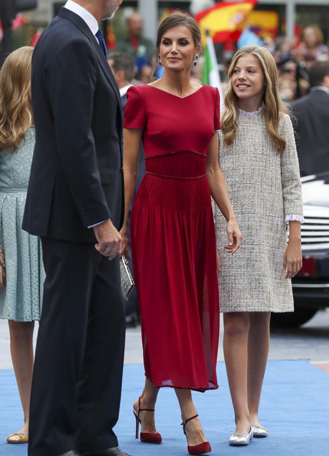 La reina Letizia en los Premios Princesa de Asturias de 2019 (GTRES)