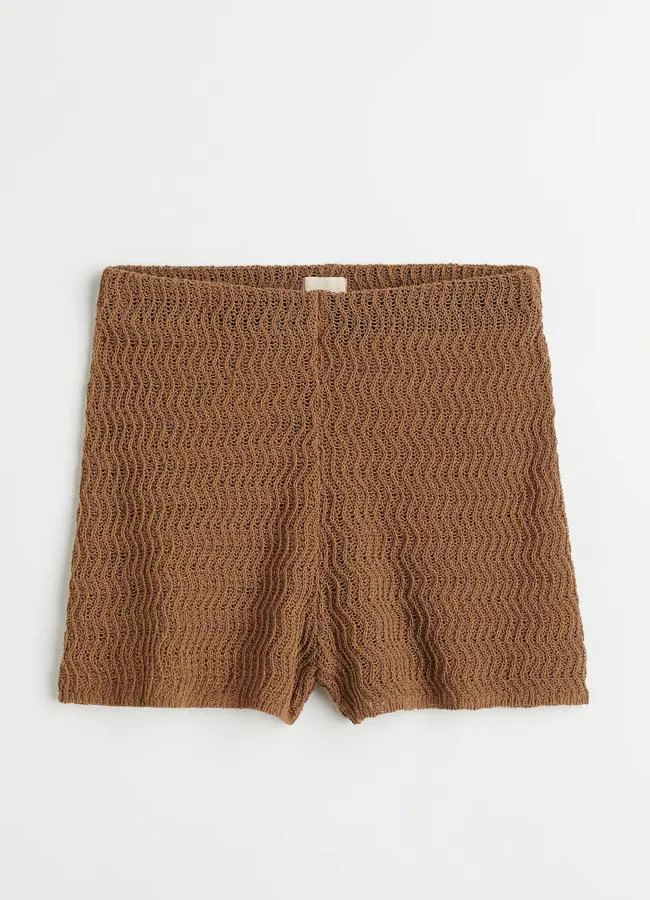 Pantalones cortos de punto de H&M, 34,99 euros.