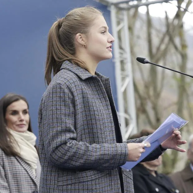 La princesa Leonor pronunció su mejor discurso de los últimos meses en Sotres. 