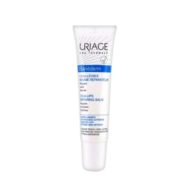 Uriage Bariéderm Cica-Lips Protecting Balm.